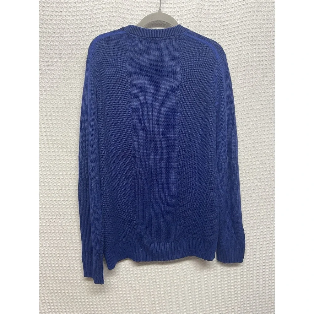 Ted Baker Mens Mixme Directional Ribbed Crewneck Sweater Cotton Blend Size 4/ L